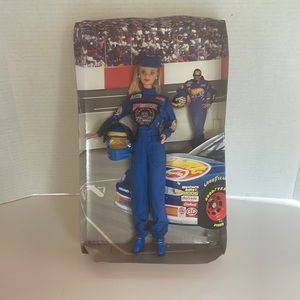 Vintage 50th Anniversary NASCAR Collectors Barbie, Brand New, NO Box!